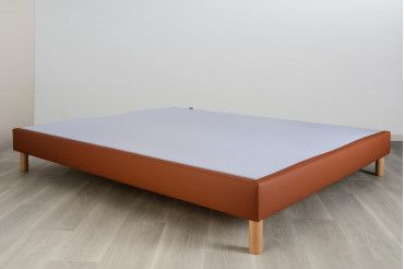 Sommier à lattes - simili cuir écureuil Sommier à lattes - simili cuir écureuil