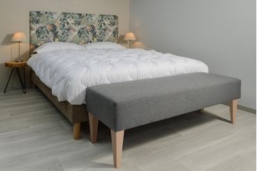 Bout de lit ambiance - recyclé coke Bout de lit ambiance - recyclé coke