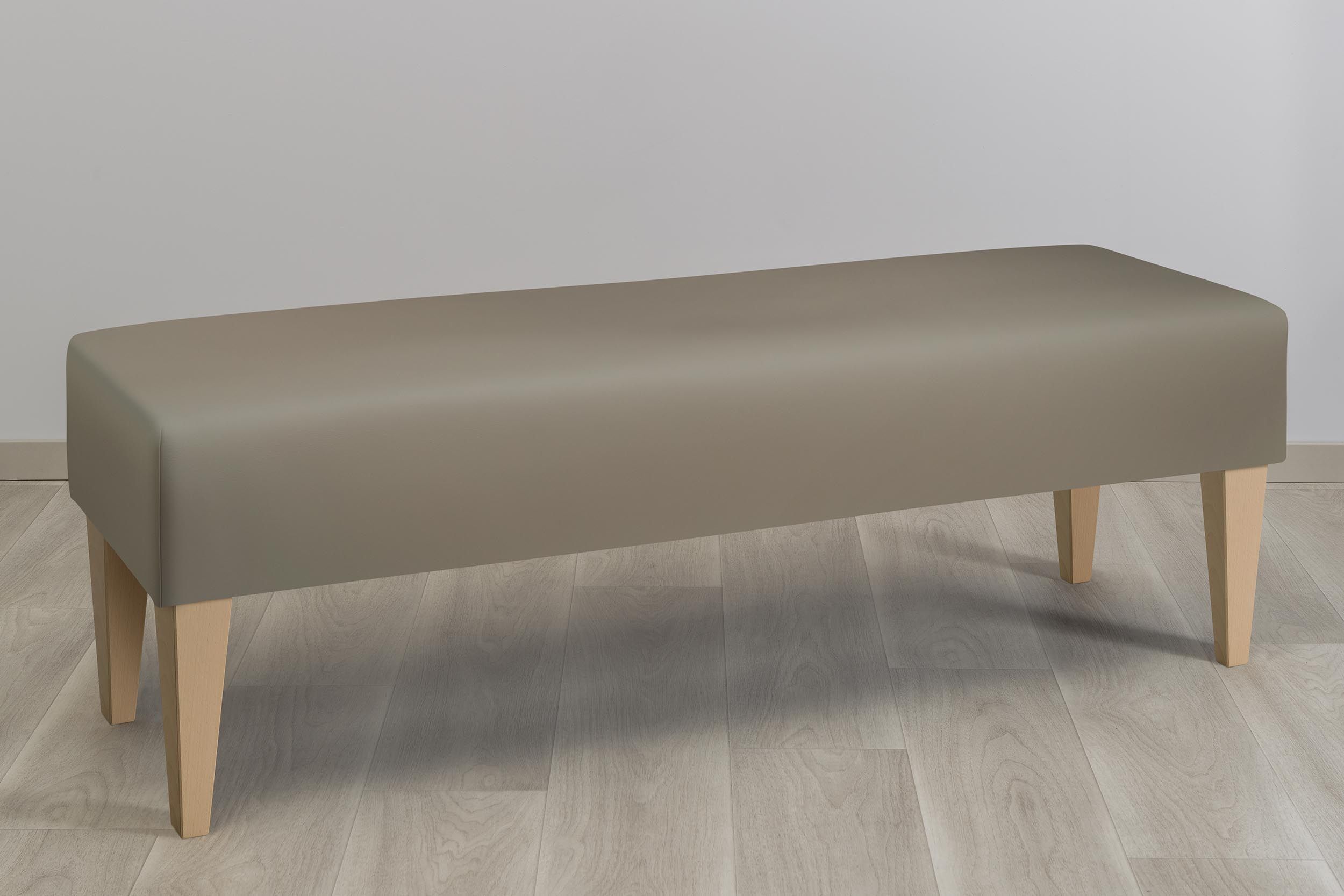 Arizona Lit De Pied Souple Suède Taupe