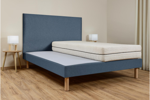 Sommier à lattes ambiance - Chiné Bleu Jean