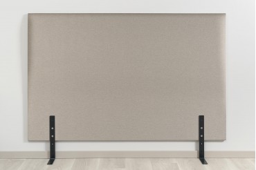 Tête de lit rectangle - Chiné Grège