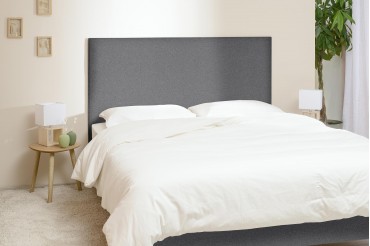 Tête de lit rectangle - Chiné Gris Anthracite