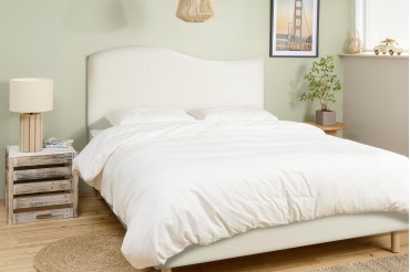 Tête de lit doucine - Vinyle Blanc