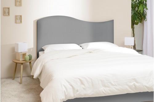 Tête de lit doucine - Vinyle Argent