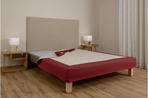 Cache-sommier - Vinyle Grenat