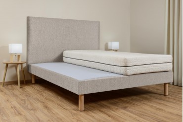 Sommier à lattes ambiance - Bouclette pierre