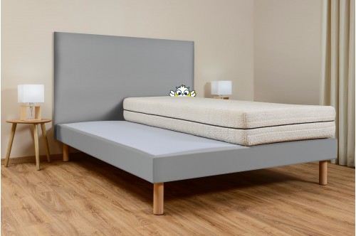 Sommier à lattes ambiance - Vinyle Argent