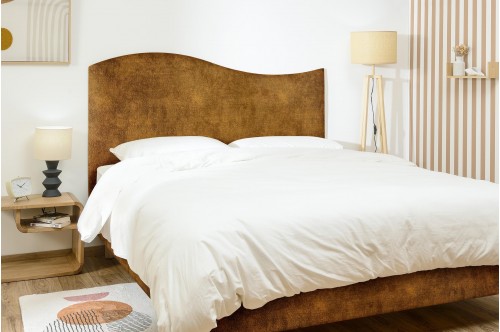 Tête de lit doucine - Minéral Ambre