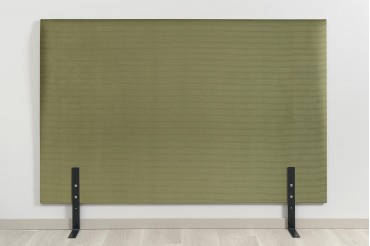 Tête de lit rectangle - Velours Côtelé Olive