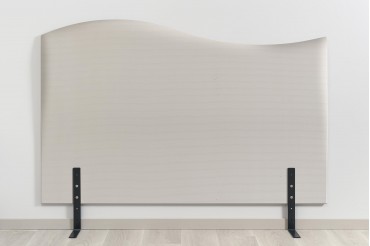 Tête de lit doucine - Velours Côtelé Craie