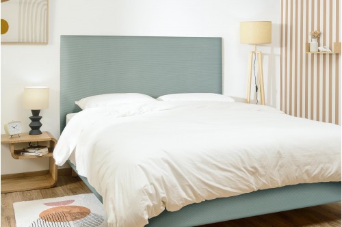 Tête de lit rectangle - Velours Côtelé Vespa