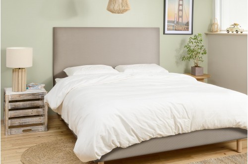 Tête de lit rectangle - Velours Côtelé Cachemire