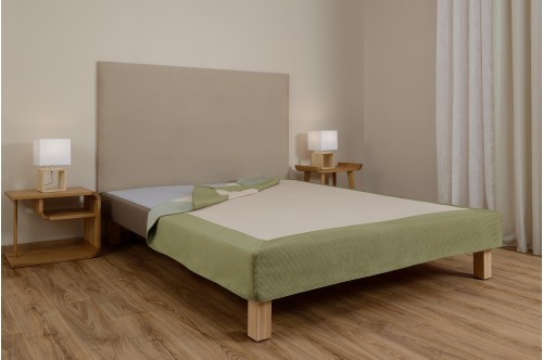 Cache-sommier - Velours Côtelé Olive