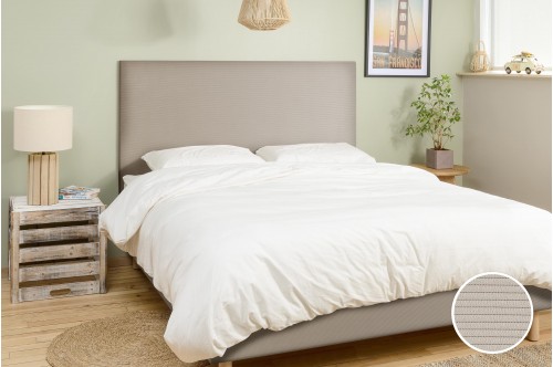 Tête de lit rectangle - zoom Velours Côtelé Cachemire
