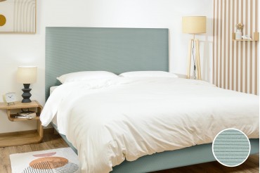 Tête de lit rectangle - zoom Velours Côtelé Vespa