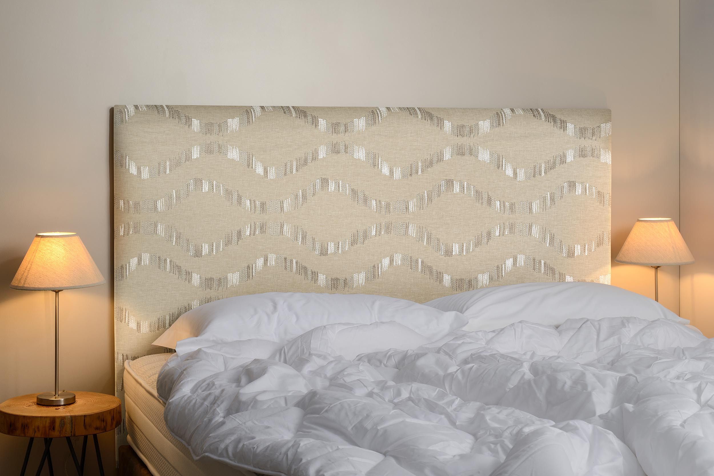 Tête de lit, beige, rectangle, chambre, 90, 120, 140, 160, 180