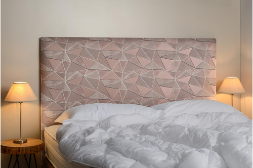 Tête de lit Rectangle ambiance - Origa rose
