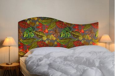 Tête de lit doucine ambiance - Tropique