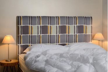 Tête de lit rectangle ambiance - Figuration Galet