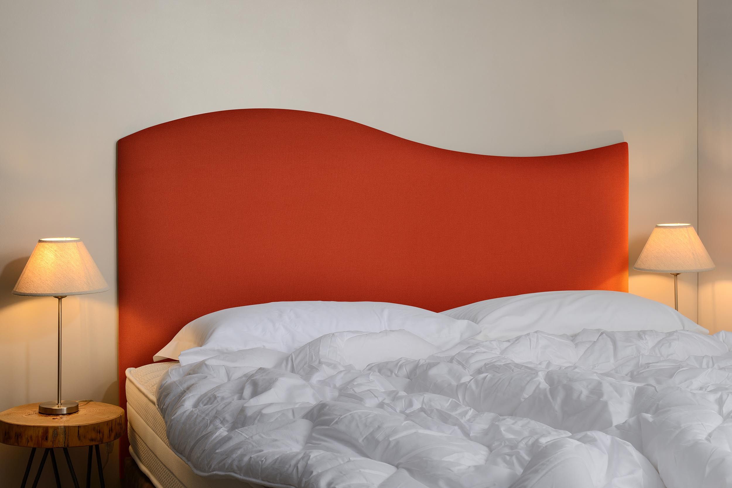 Tête de lit doucine ambiance -Terracotta
