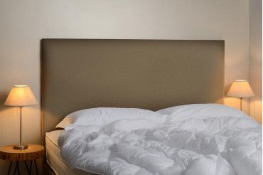 Tête de lit rectangle ambiance - Tourterelle