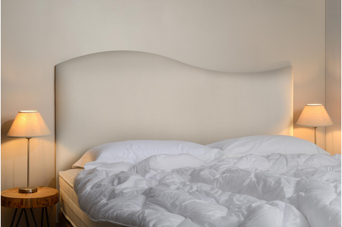 Tête de lit rectangle ambiance - Perle