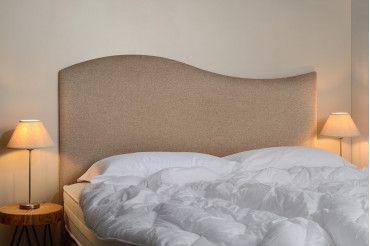 Tête de lit doucine ambiance - Brun