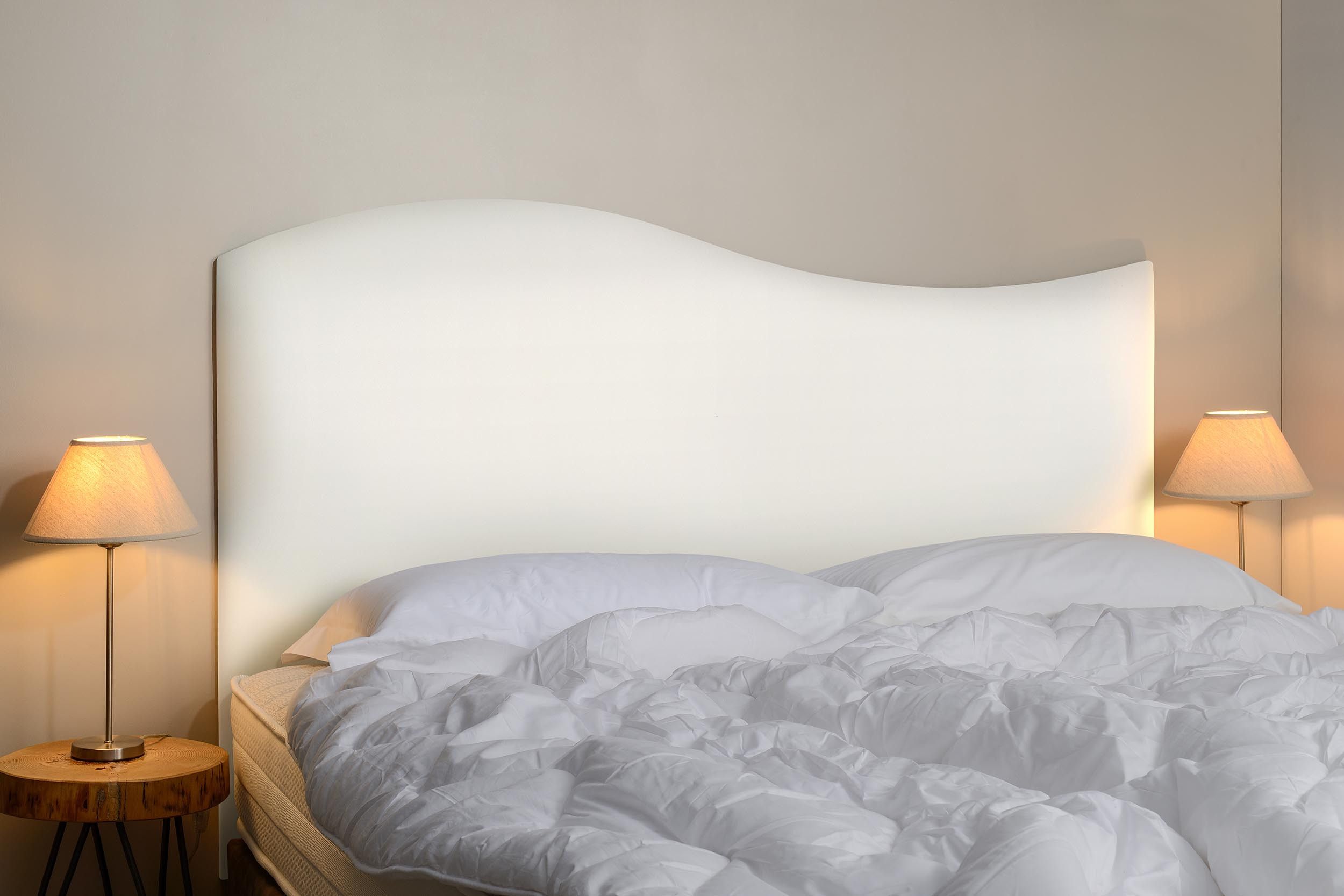 Tête de lit Tradition Créative Française – Tissu Simili cuir Blanc