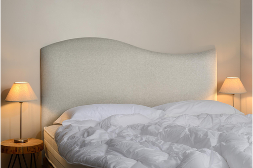 Tête de lit rectangle ambiance - Argent
