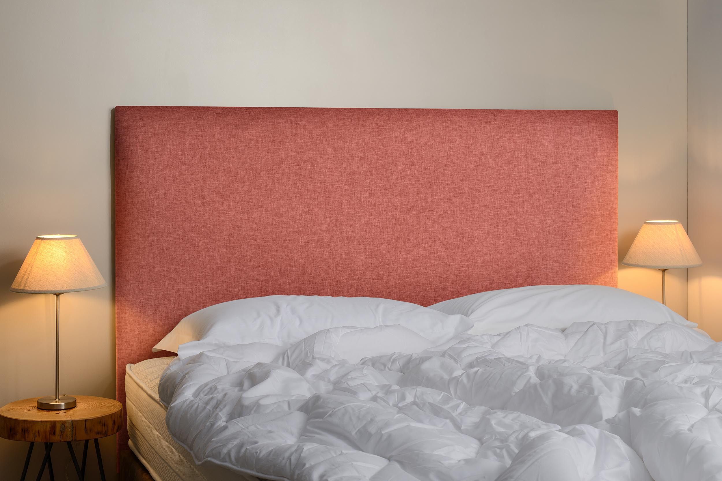Tête de lit rectangle ambiance - Corail
