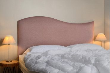 Tête de lit doucine ambiance - Poudre