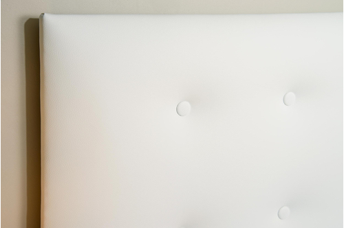 tête de lit, bois, boutons, capitons, blanc, 90,120,140,160,180, nature, gite, hotel, confortable, insolite, simili cuir,