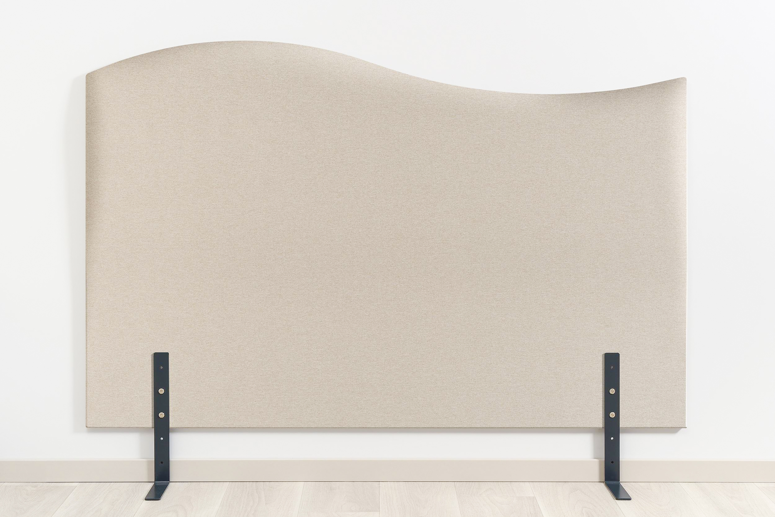 tete de lit tendance chiné grège beige