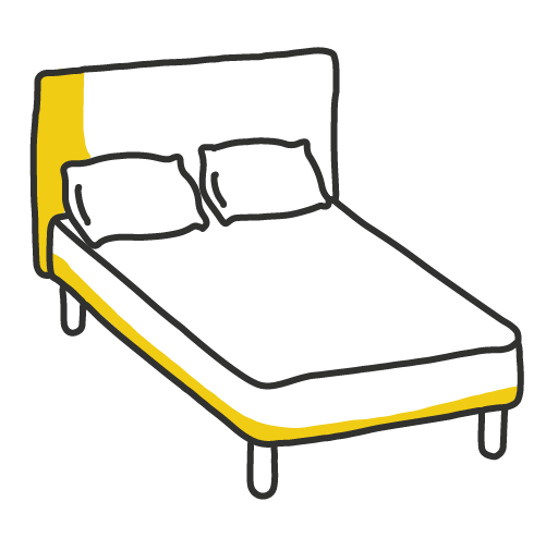 Tete de lit moderne